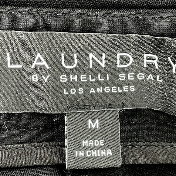 Laundry Shelli Segal Pants Black Bootcut Flare Size Medium - Picture 10 of 10